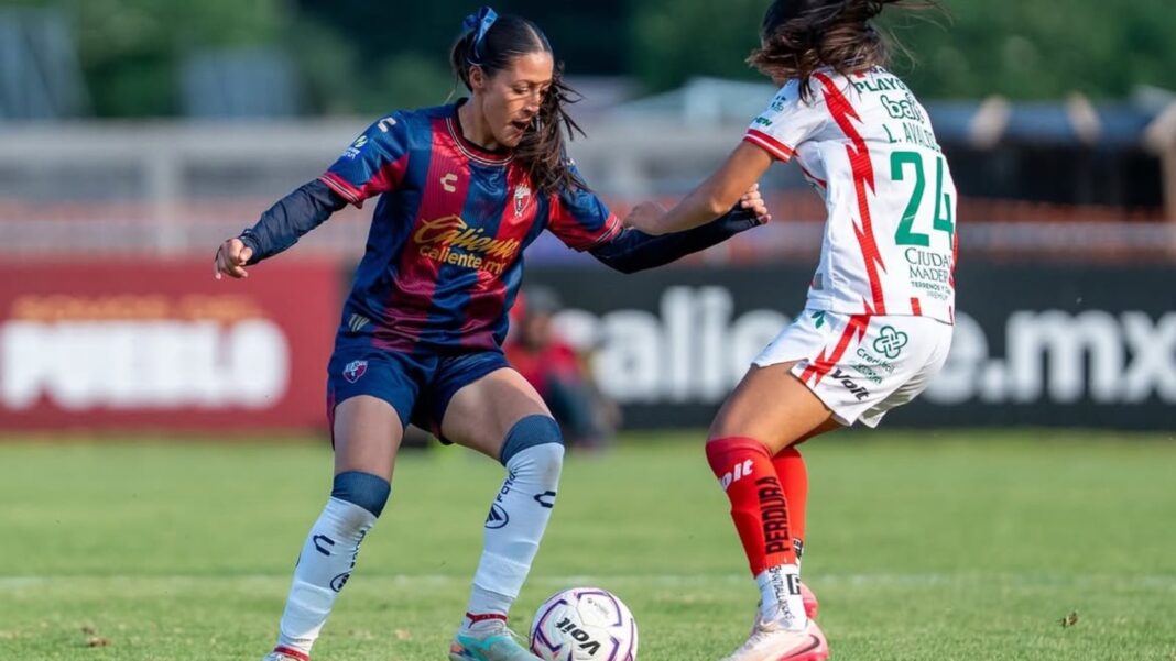 Partido entre Atlante y Necaxa por la Liga MX Femenil