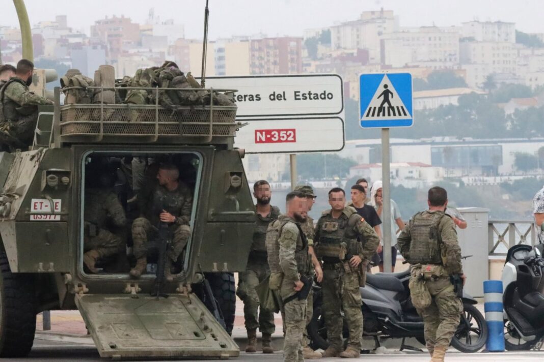 Militares en Ceuta