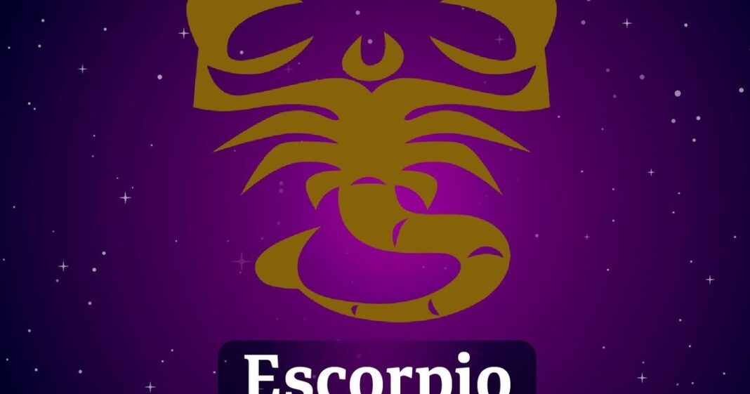 Representación del signo zodiacal Escorpio