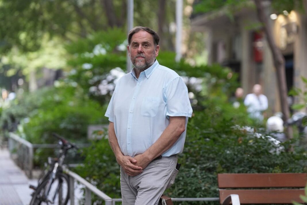 Oriol Junqueras en una entrevista