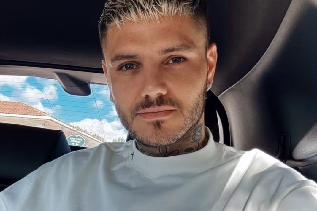 Mauro Icardi en su casa de Nordelta
