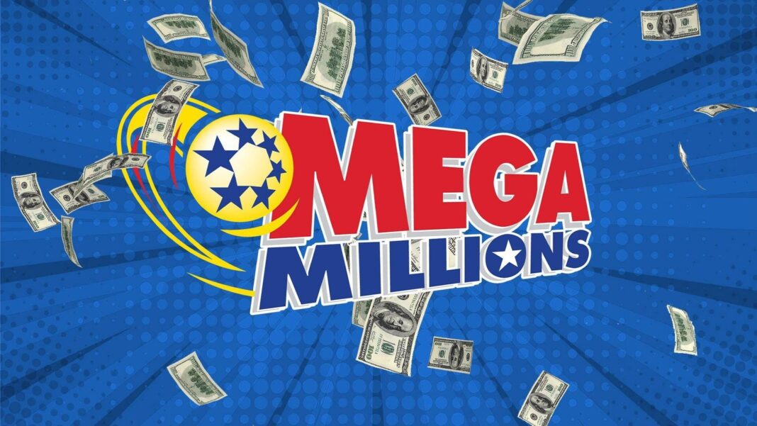 Boleto de Mega Millions con números ganadores