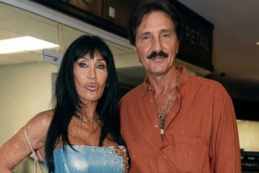 Moria Casán y Luis Vadalá juntos en un evento