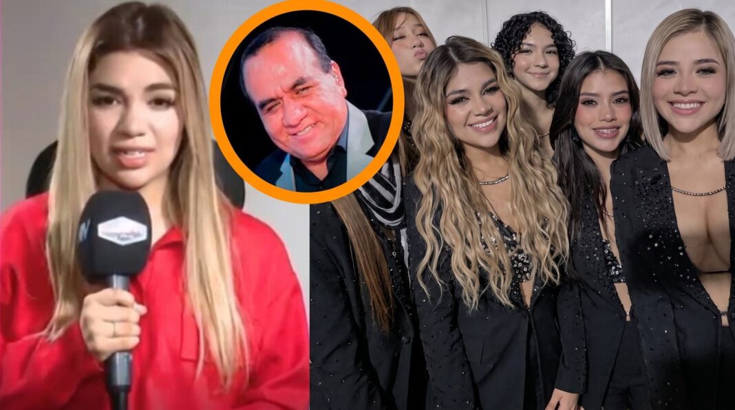 Naldy Saldaña, cantante de La Bella Luz, en una entrevista