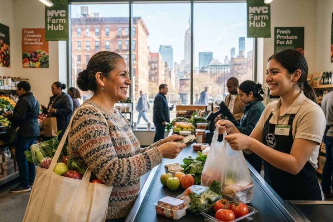 Supermercado municipal en Nueva York