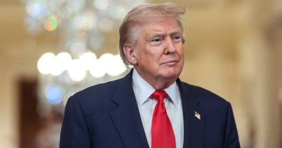 Imagen de Donald Trump en la Casa Blanca