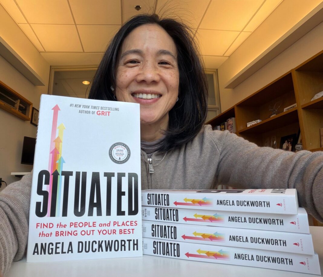 Retrato de Angela Duckworth, psicóloga y autora de Grit