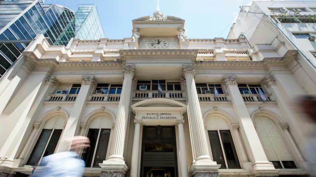 Fachada del Banco Central de la República Argentina