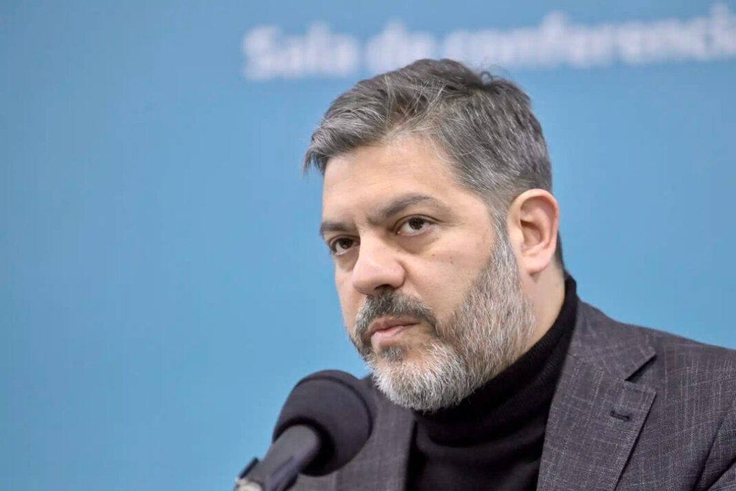 Carlos Bianco en conferencia de prensa