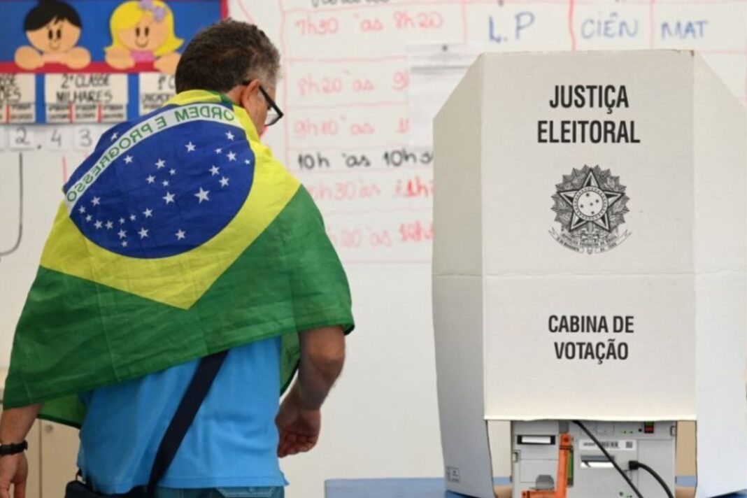 Urna electrónica utilizada en las elecciones de Brasil