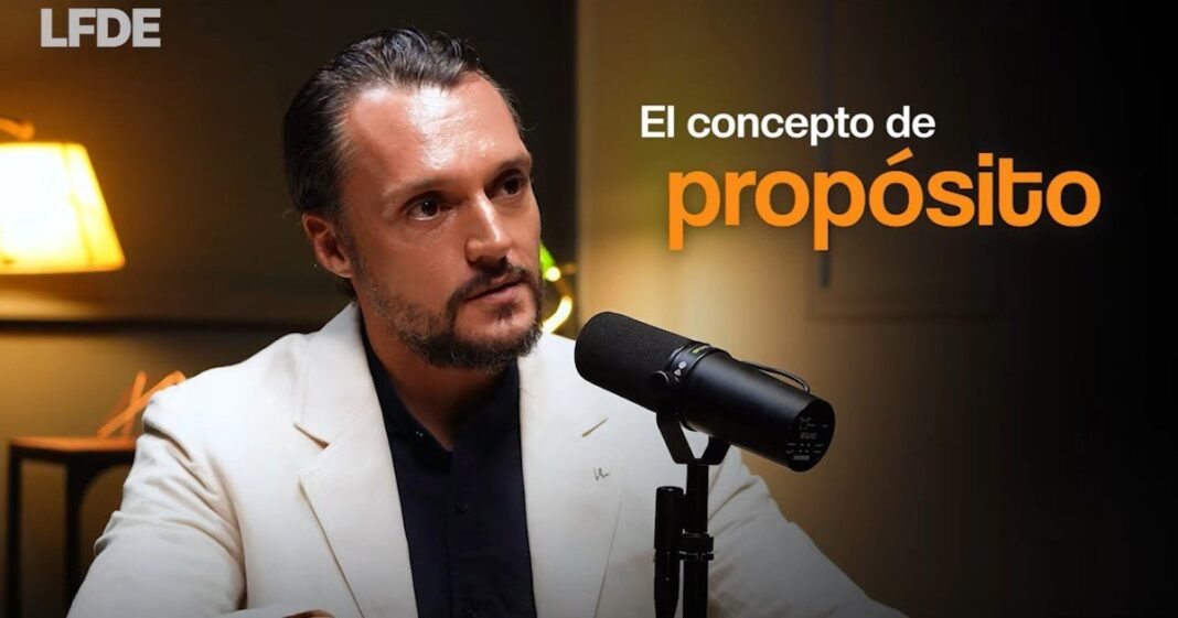 Jorge Muñoz, filósofo, durante una conversación en el podcast La fórmula del éxito