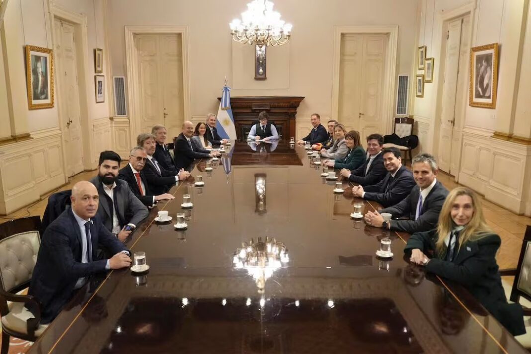 Reunión de Gabinete en Casa Rosada