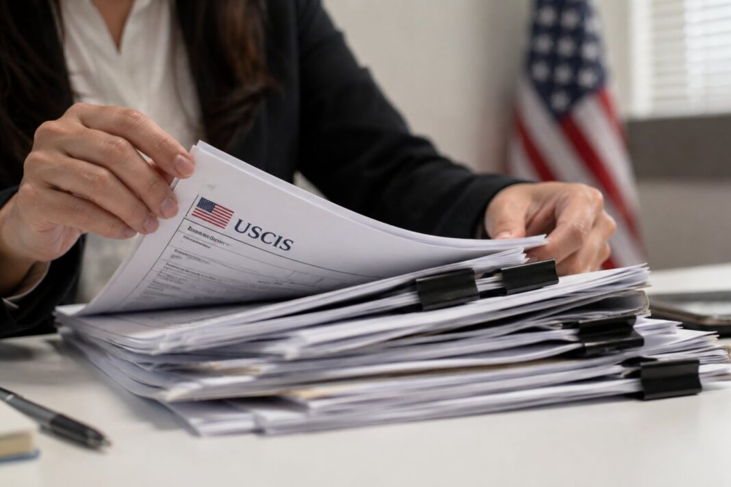 Sello oficial del Servicio de Ciudadanía e Inmigración de Estados Unidos (Uscis)