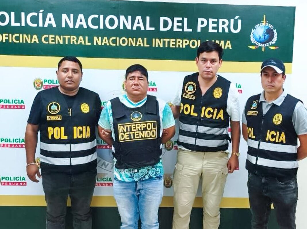 Detención de Luis Alan Valverde Rodríguez en Perú