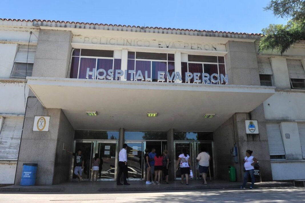 Hospital Eva Perón de Granadero Baigorria, donde permanece internada la joven embarazada